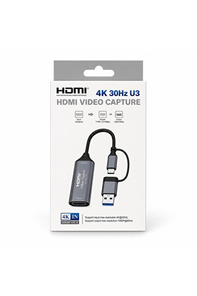 cnsvision Hdmı Video Capture Kartı 4k 30hz Giriş 1080p 60hz Çıkış Usb 3.0 / T...