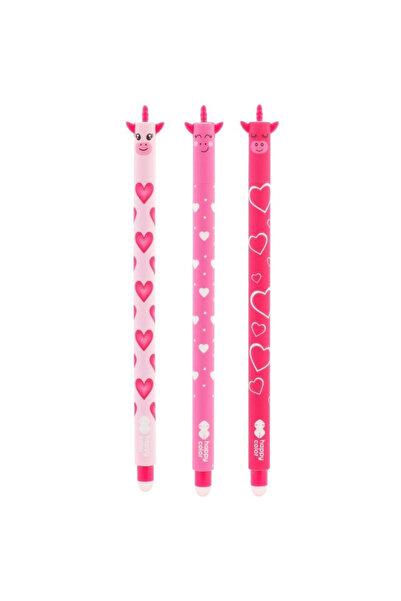 GDD Pix gel erasabil Pink Unicorn Uszaki, cu radier integrat, cu decor unicor...