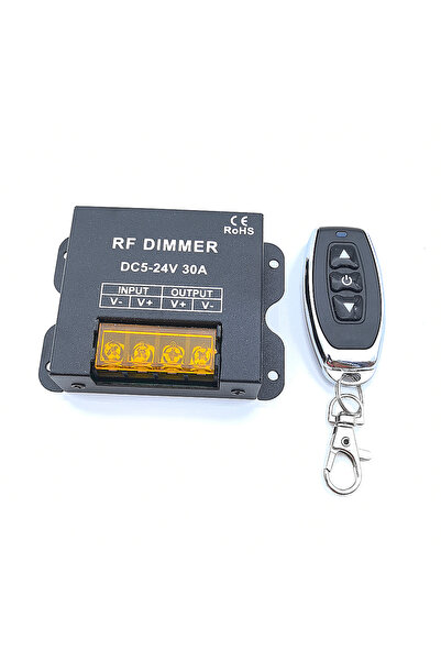 Choice 30A LED Dimmer Controller Low Voltage 12-24V with 3 Key RF Wireless Re...