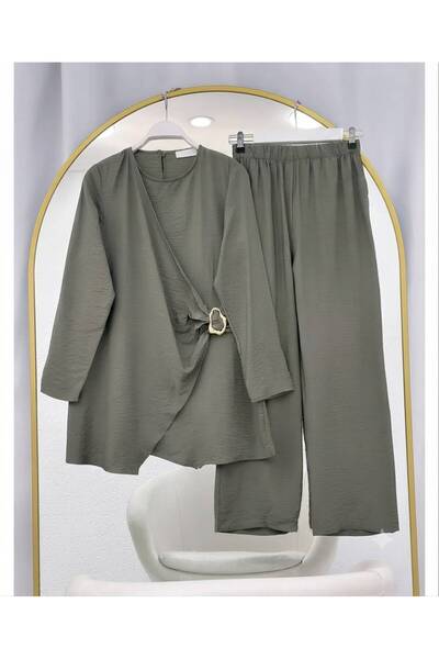YILMAZBARMAZ Hira Side Buckle Detailed Trouser Suit