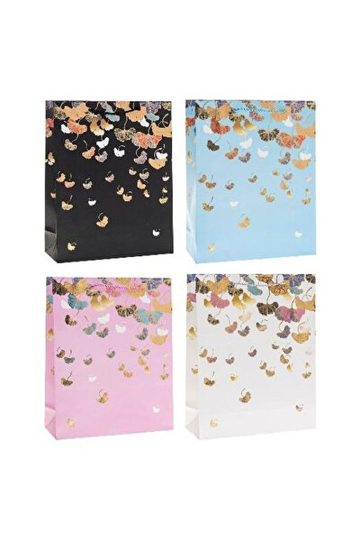 OEM Toreba cadou/punga cadou Rozette L, cu model fluturi, mix de modele, mult...