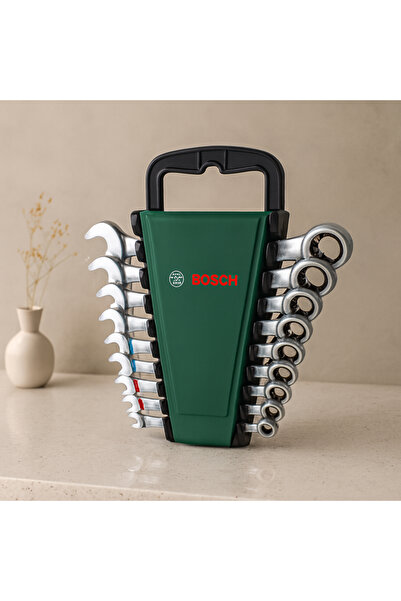 magicool 8 Piece 8-19 mm Combination Wrench Set (with Plastic Stand, Carrying...