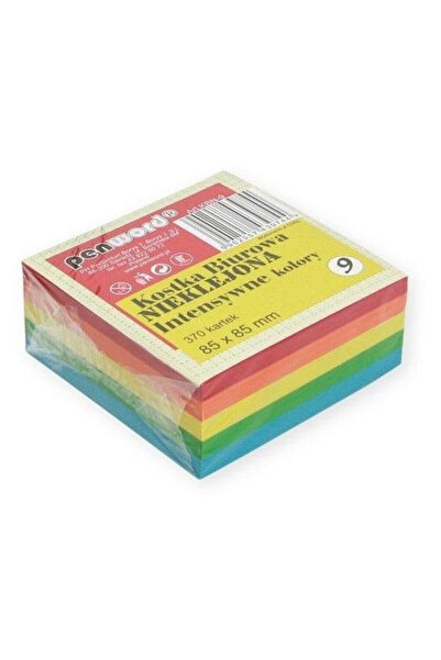 PENWORD Bloc notite Penword, format patrat 85×85×35 mm, Multicolor, 370 foi