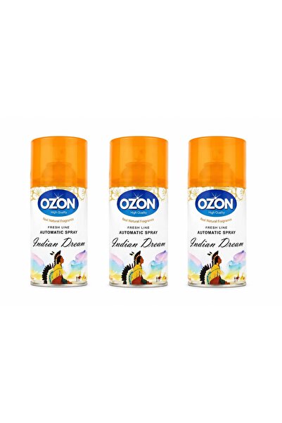 Ozon Set 3 x Rezervă odorizant automat Fresh Line Indian Dreams, 250 ml