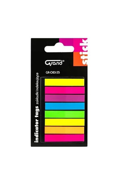 GRAND Semne de carte index set 25 buc multicolor 8 culori