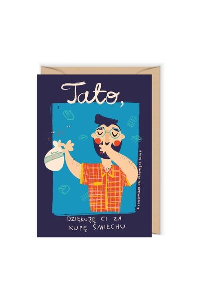 Cudowianki Felicitare/card de Ziua Tatalui, deschisa, hartie EFC, 12×17 cm, M...