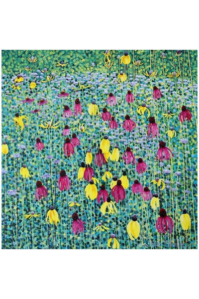 OEM Felicitare cu plic Susan Entwistle Kwiaty Prairie, motiv floral, multicol...