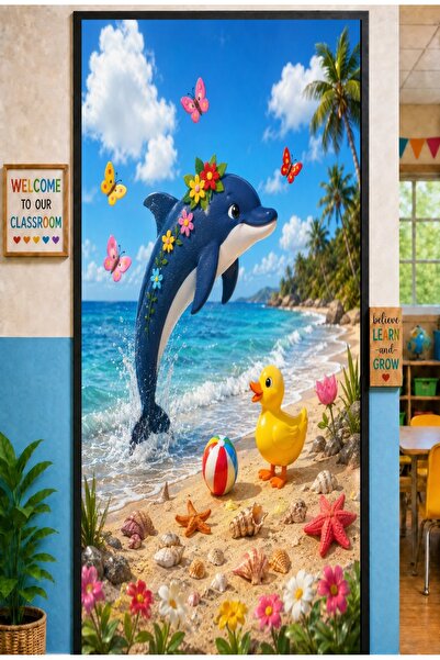 PROMISEBACKDROP2 190X75Cm Elastic Door Decoration, Fabric Door Dressing, Flow...