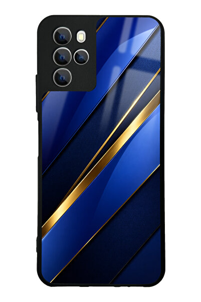 Spoyi Omix X700 Sapphire Gold Edge Tasarımlı Glossy Telefon Kılıfı
