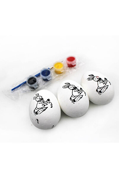 OEM Σετ ζωγραφικής Bunny με 6 αυγά και χρώματα