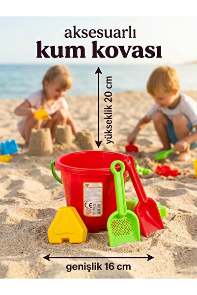 çınaroğlu avm Sand Bucket with Accessories 768