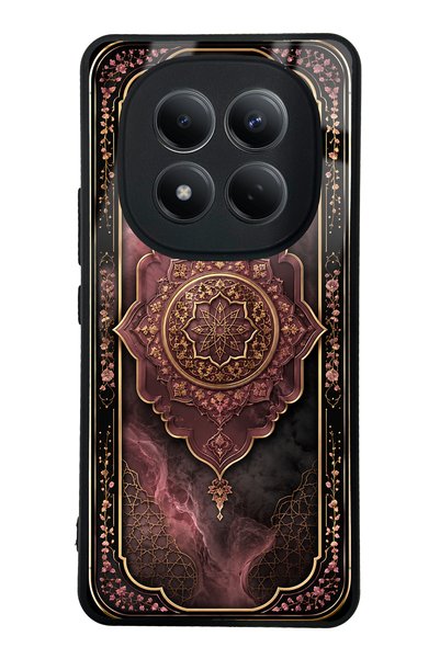Spoyi Xiaomi Redmi Note 15 Pro 4g Rosewood Ottoman Medallion Design Glossy Ph...
