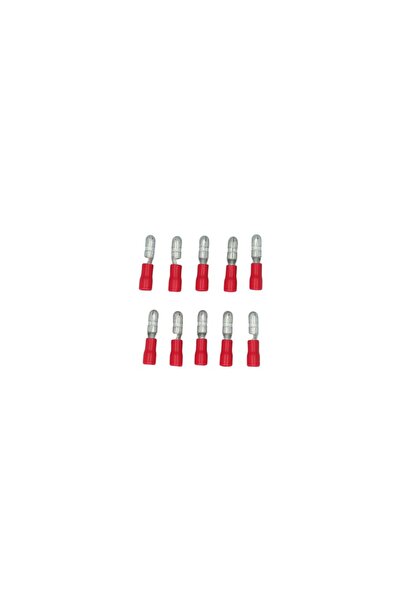 Carpoint Papuci electrici izolati 547, tip glont tata, rosii, 4 mm, pentru ca...