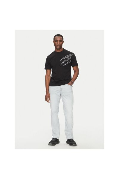 Plein Sport Tricou bărbătesc SAEC MTK8019 STE001N Negru