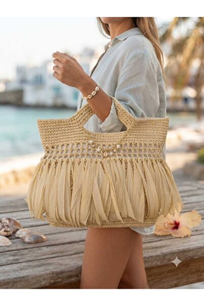 Famels Custom Made Handcrafted Design Handbag Stylish and Quality Straw Bag R...