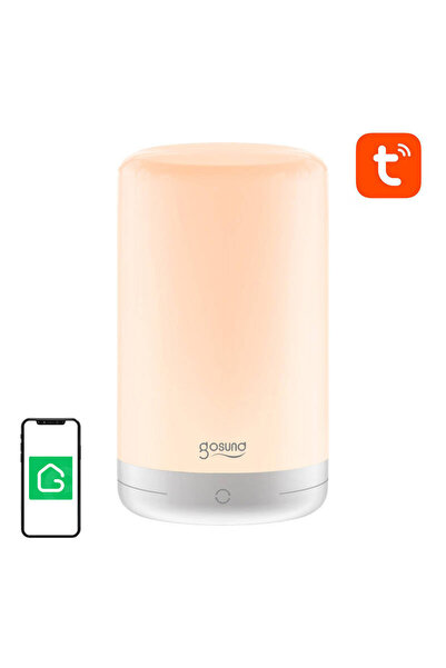 Gosund Lampă de veghe inteligentă RGB Wi-Fi pentru smartphone Tuya, cu reglaje.