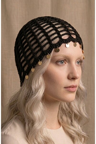 Bayfas Örgü Bone, Bandana,%100 El Emeği Bone