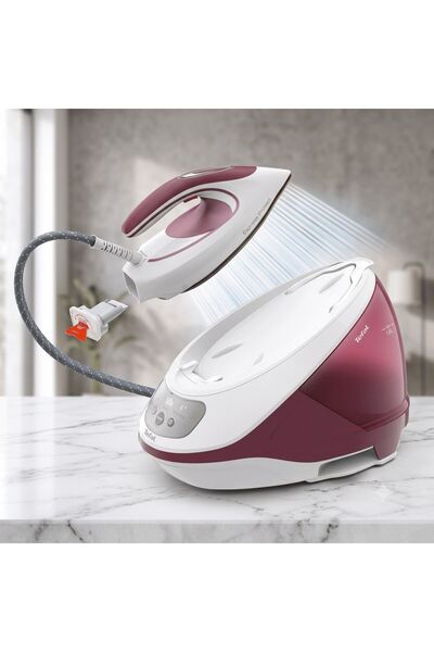 TEFAL Bordo Kazanlı Ütü 2800 W Anında Buhar | 7,5 Bar, 530 g Şok Buhar, Dikey...