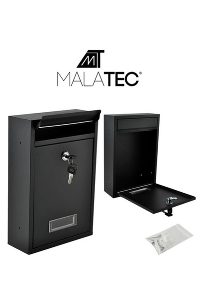 Malatec Γραμματοκιβώτιο S6237, από Γαλβανισμένο Χάλυβα, με Κλειδαριά και 2 Κλ...