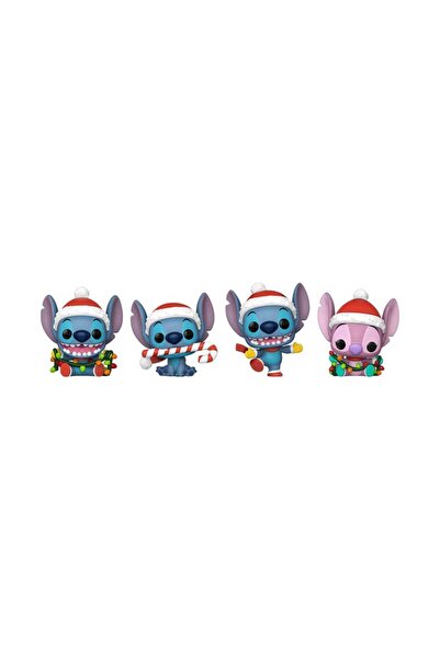 Funko Brelocuri, POP! FunKo, Lilo si Stitch, set 4 bucati, 4cm, multicolor, v...