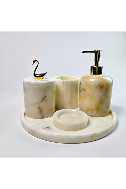 best side Opium Candy 5-Piece Marble Bath Set Model 4217