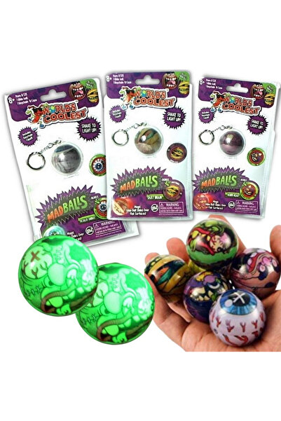OEM Breloc Pro Kids Madball luminescent multicolor 0x13x23cm