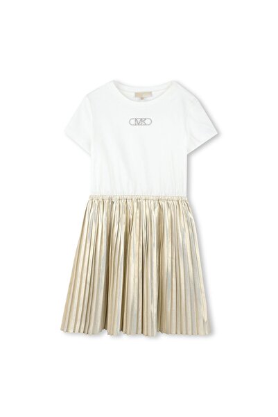 Michael Kors Rochie de zi cu zi pentru fete R30343 Albă