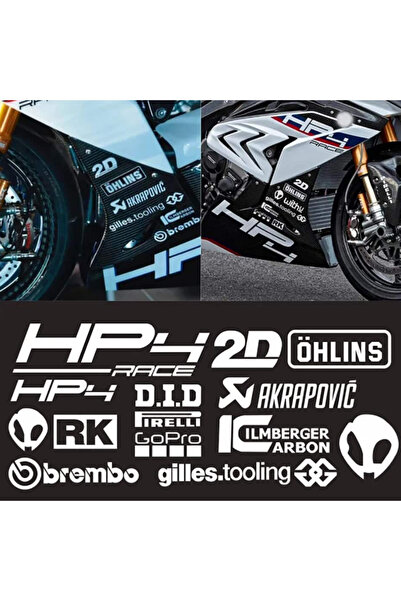 Motiker BMW S1000 RR Etiket Marka Logoları