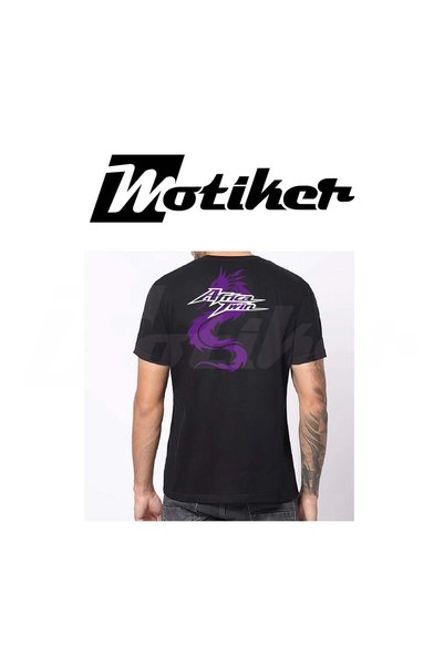 Motiker Honda Africa Twin Dragon Pattern Design Motorcycle T-Shirt Model