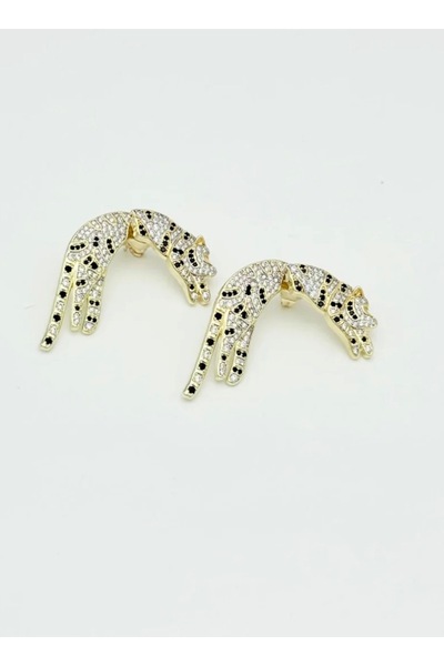 gozdeasutayaccessory Tiger Detail Earrings