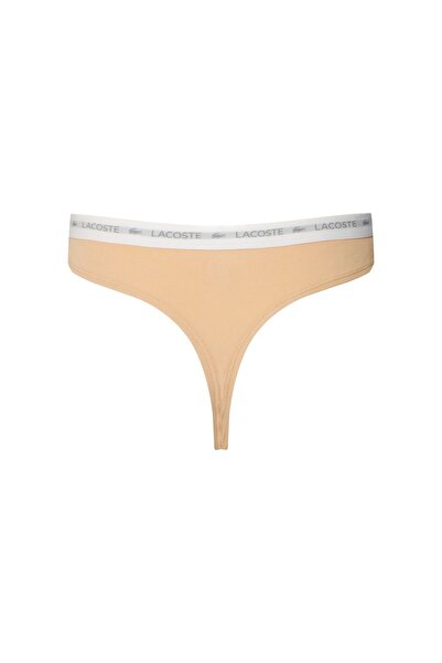 Lacoste Set de chiloți tanga pentru femei 8F1341 Multicolor