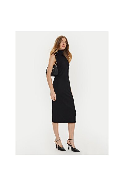 TWINSET Γυναικείο Πλεκτό Φόρεμα 242TF3030 Μαύρο