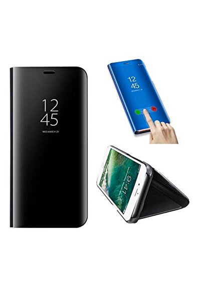 OEM Διαφανής Θήκη Βιβλίου Μαύρη (Xiaomi Redmi S2)