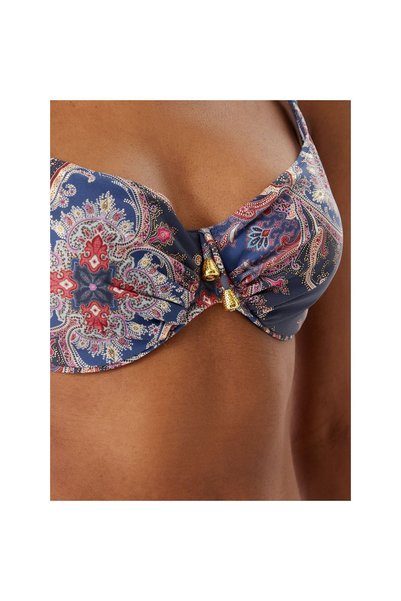 Selmark Top de bikini pentru femei BO911 Multicolor