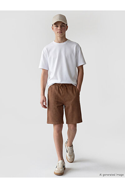 LC Waikiki Vizyon New Season Elastic Waist Boys' Shorts