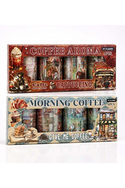Gift Moda Scrapbook Roll Transparent Sticker 2.20 m - Set of 4