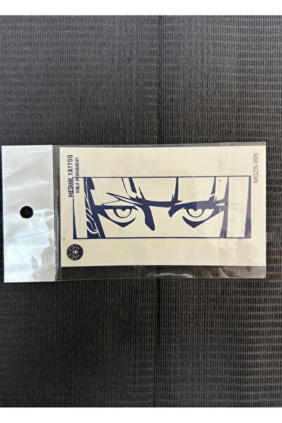 Tattoo Geçici Dövme (M) - Naruto Göz Anime 1 Ay Kalıcı Geçici Dövme