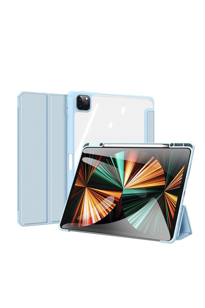 SIGLOO Husă Clamshell Piele ecologică TPU pentru iPad Pro 12.9 inch 2021 Alba...