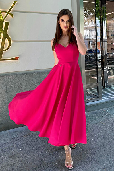 OEM Rochie Dama Midi, Mulata, Bicotone, Zmeuriu Model 244-70