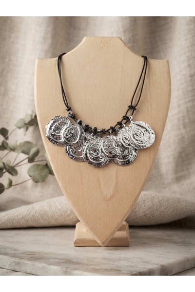 Yaseminli Butik Brand Model Metal Plate Necklace