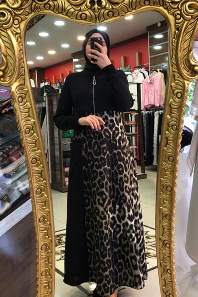 HÜMEYRA BUTİK Leopard Dress