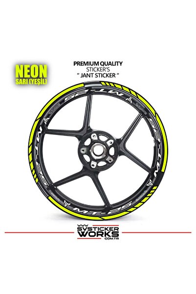 ARONA Yamaha mt-25 wheel rim sticker and interior text printed decal sticker ...
