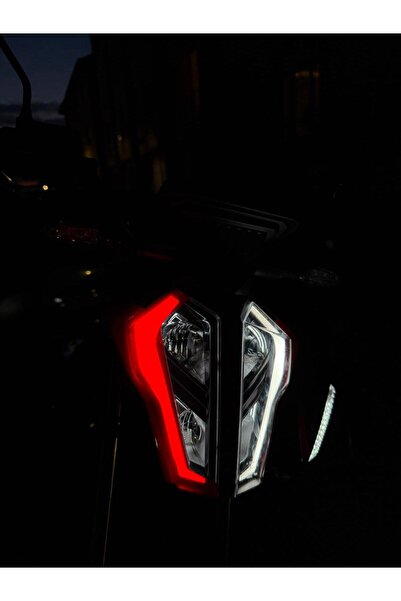 Ark Sticker Rks Gtr 50 Gündüz Led Sticker Set Kırmızı