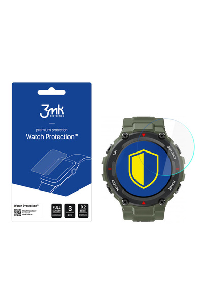 3MK Sticlă Hibridă Pentru Xiaomi Amazfit T-Rex 1.3 Protecție Flexibilă din St...