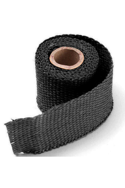 choice2 Black Motorcycle Car Exhaust Pipe Wrap Tape Heat Wrap Blue Black 1.5 ...