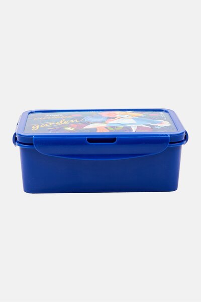 Disney Alice in Wonderland Curious Garden Water Lunch Box, Blue