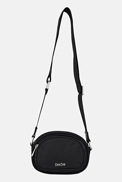 DeeZee Women Brand Logo Cross Body Bag, Black