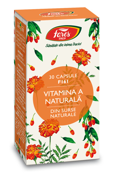 Fares Vitamina A Naturala (F161) 30cps