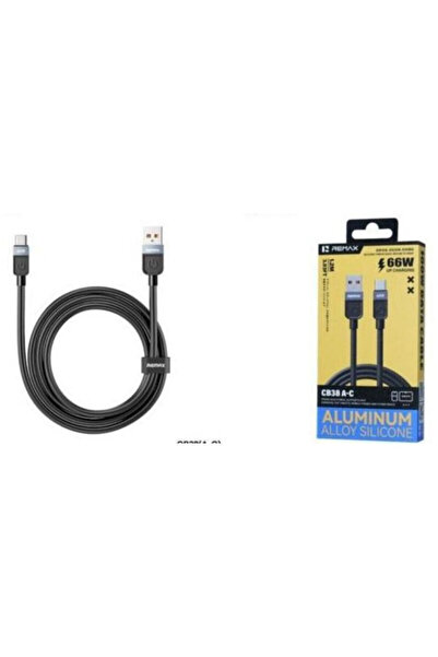 Remax Καλώδιο δεδομένων USB 2.0 USB-C αρσενικό - USB-A 66W Μαύρο 1.2μ
