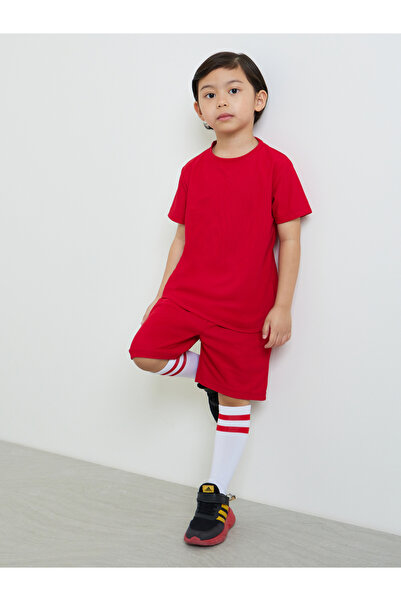 Styli Boys Cotton Sports Jersey Shorts With Side Pocket